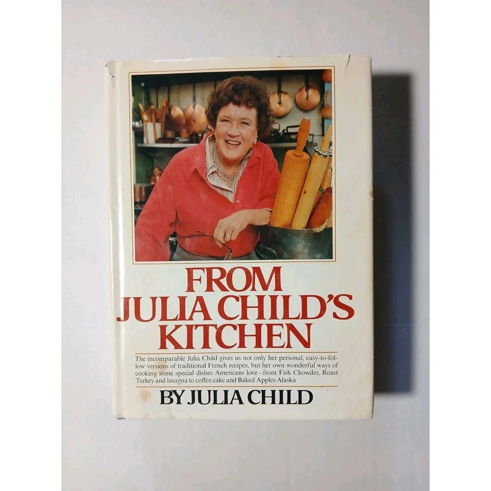 FROM JULIA CHILD'S KITCHEN‎ BY JULIA CHILD 1982 Book Vintage recipe